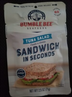 Sandwich in seconds tuna salad, tuna