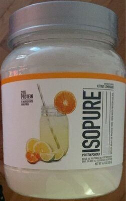 Citrus lemonade protein powder
