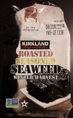 Roasted seasoned seaweed