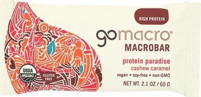 Organic Macrobar Cashew Caramel