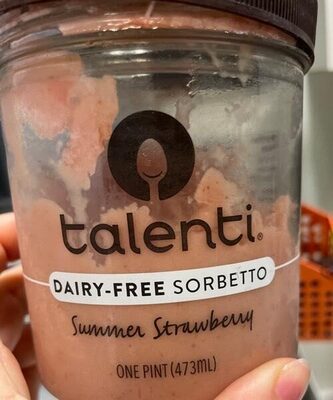 Summer Strawberry Dairy-Free Sorbetto