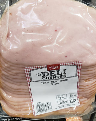 turkey breast smoked sliced