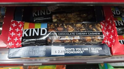 Kind Dark Chocolate Cherry Cashew