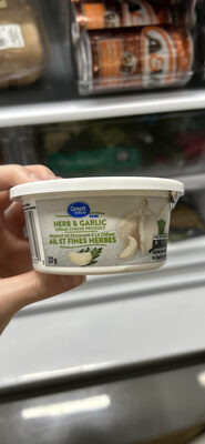 Herb & Garlic cream cheese product