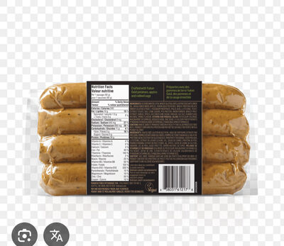 SMOKED APPLE & SAGE PLANT-BASED SAUSAGES
