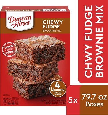 Chewy fudge brownie mix