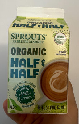 Sprouts Organic Half&Half