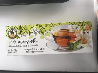 Té de manzanilla