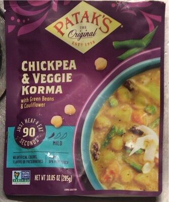Chickpea Korma With Green Beans & Cauliflower