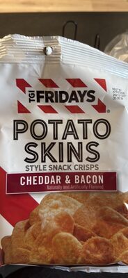 Potato Skins Style Snack Crisps Cheddar & Bacon