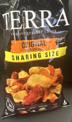 Real vegetable chips original with sea salt