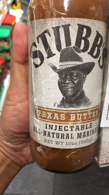 Stubb's, injectable all-natural marinade, texas butter