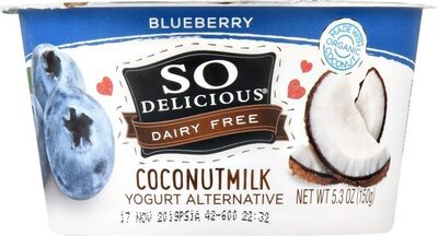 Coconutmilk Yogurt Alternative, Blueberry