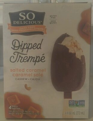 Dipped Salted Caramel Cashewmilk Bar