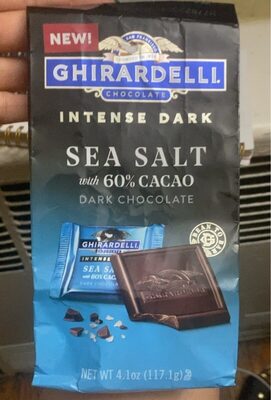 Intense Dark Sea Salt with 60% Cacao Dark Chocolate