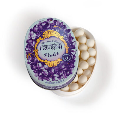 Boite ovale violette usa