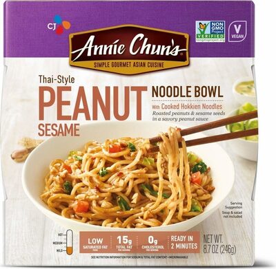 Thai-Style Peanut Sesame Noodle Bowl