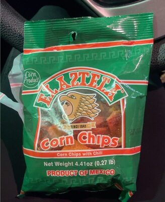 Corn chips with chili