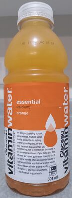 Orange Vitamin Enhanced Water Beverage