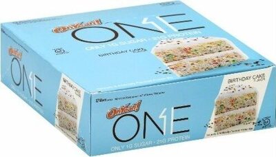 One birthday cake protein bars