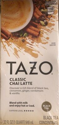 Chai natural spiced black tea latte concentrate