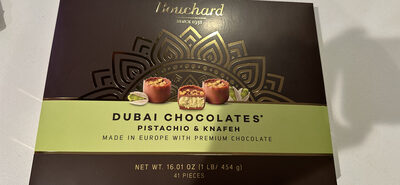 DUBAI CHOCOLATES PISTACHIO & KNAFEH