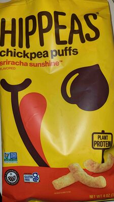 Chickpea Puffs, Conventional Non GMO, Sriracha