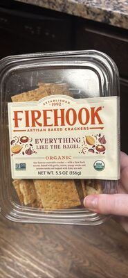Everything Like the Bagel Organic Artisan Baked Crackers