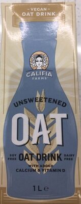 Unsweetened oat drink