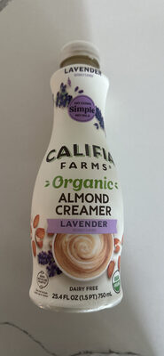 Organic Almond Creamer Lavender