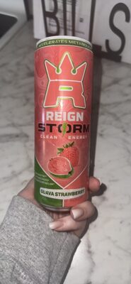 REIGN STORM CLEAN ENERGY GUAVA STRAWBERRY