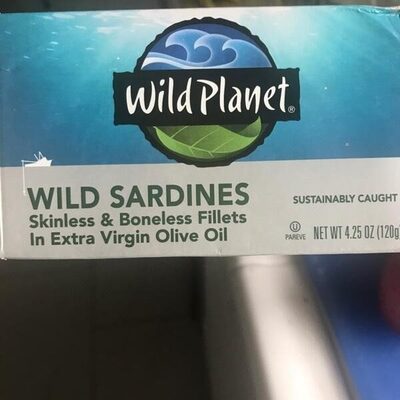 Wild Sardine Fillets In Organic Extra Virgin Olive Oil