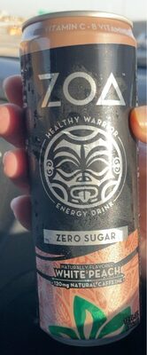 ZOA healthy warrior energy drink