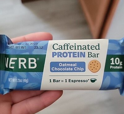 Caffeinated Protein Bar - Oatmeal Chocolate Chip
