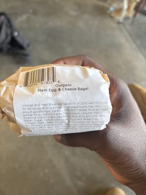 Ham Egg & Cheese Bagel