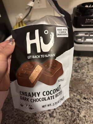 CREAMY COCONUT DARK CHOCOLATE BITES