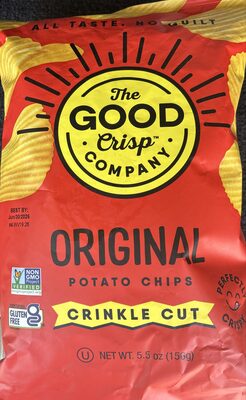 Crinkle cut potato chips