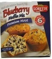 Blueberry muffin mix