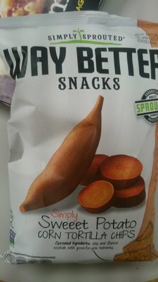Sweet Potato Whole Grain Corn Tortilla Chips