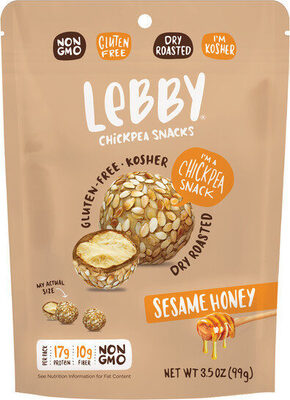 Honey Sesame Chickpea Snacks