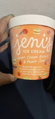 Sweet Cream Biscuits & Peach Jam