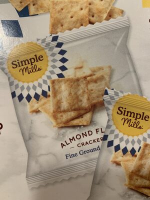 Fine Ground Sea Salt Almond Flour Crackers