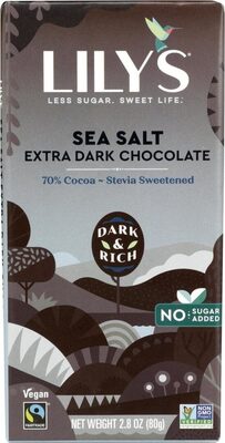 SEA SALT EXTRA DARK CHOCOLATE STYLE BAR