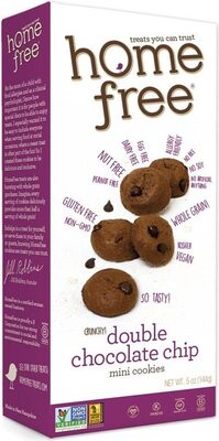 Gluten Free Double Chocolate Chip Mini Cookies