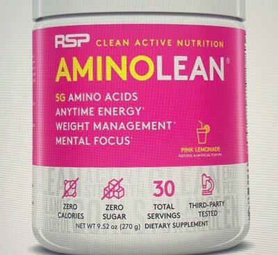 Amino Lean pre workout - pink lemonade