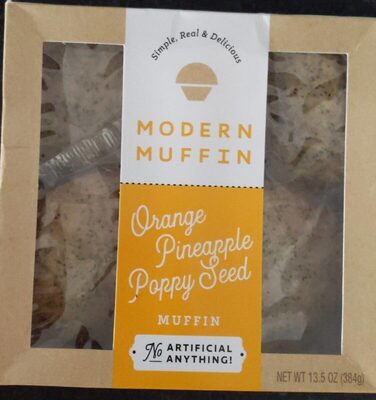 Orange Pineapple Poppyseed Muffin