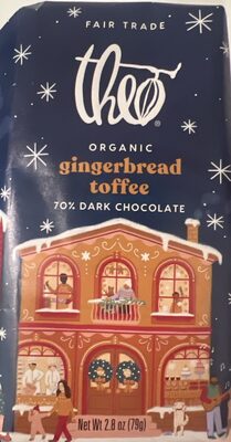 Gingerbread Toffee 70% Dark Chocolate