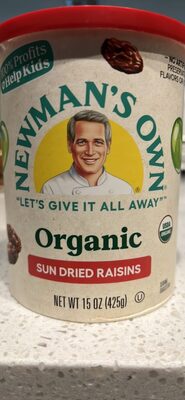 Organic Sun Dried Raisins