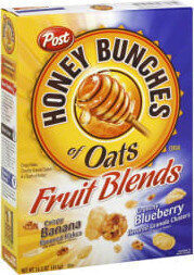 Honey Bunches Of Oats, Fruit Blends Cereal, Banana Blueberry