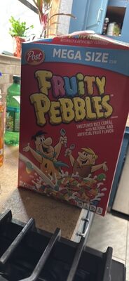Sweetened Rice Cereal with Natural and Artificial Fruit Flavor